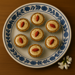 Moerbei–sesam halva met walnoten – natuurlijke oosterse delicatesse van Golden Delicates