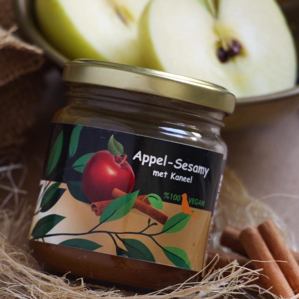 Appel-Sesamy goldendelicates